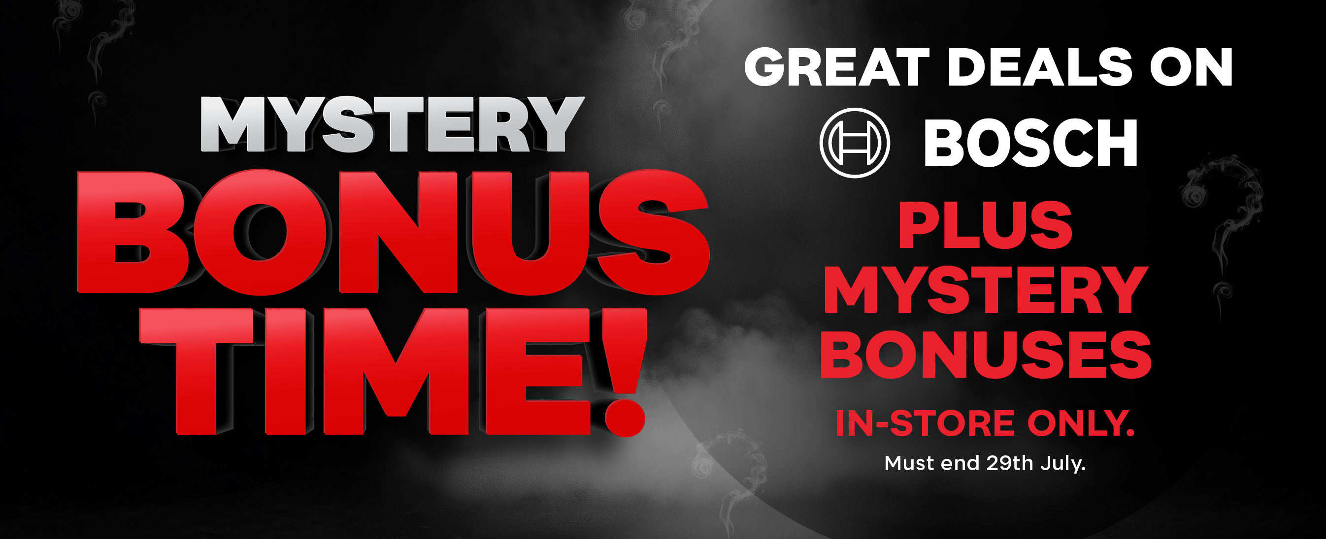 100% Mystery Bonus Time Bosch