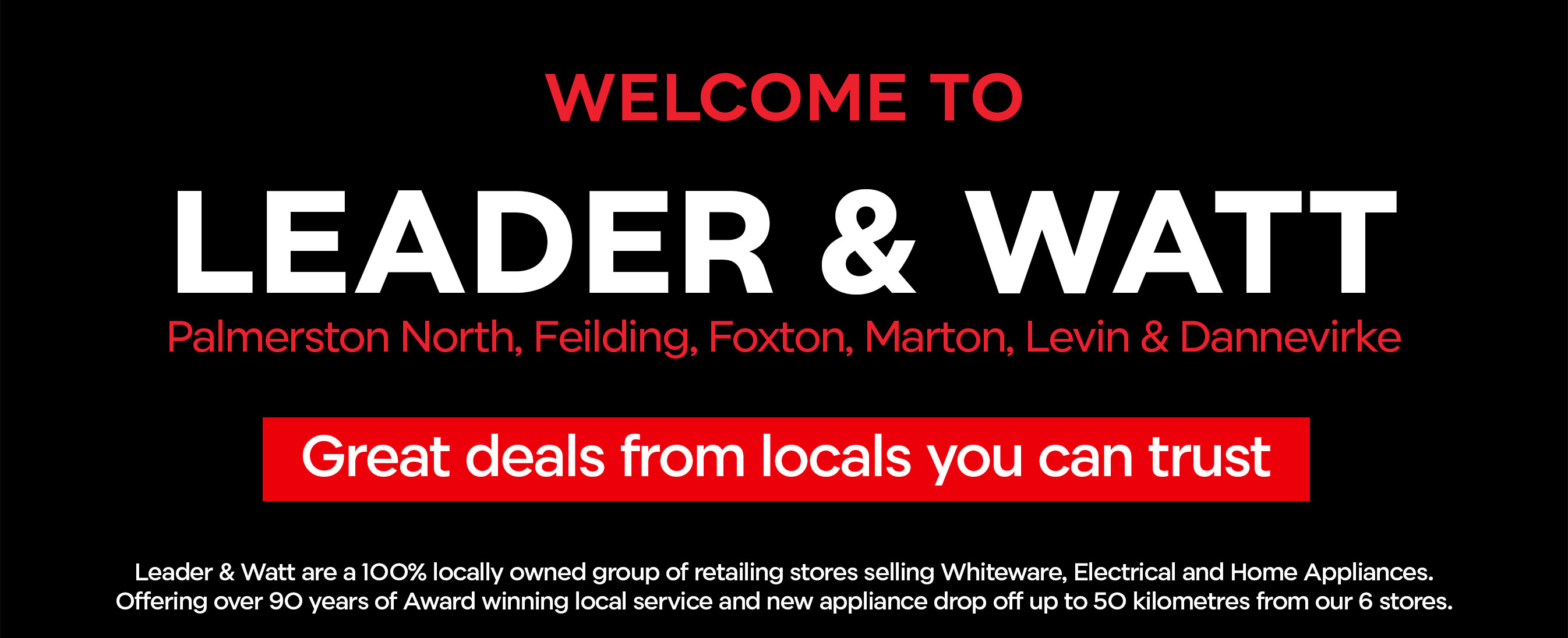 100% Leader & Watt Welcome Slider June 2025