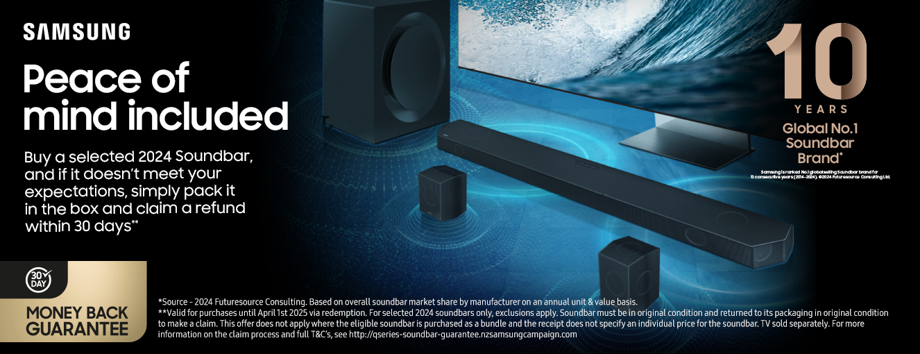 Samsung Soundbar 30 Day Money Back Guarantee
