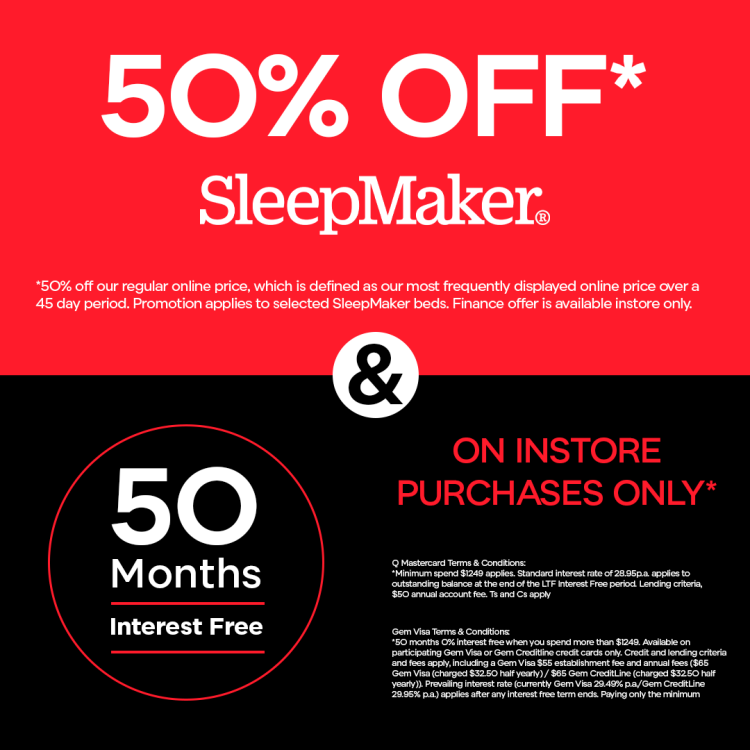 100% Home Beds 50% Off No Store Selected