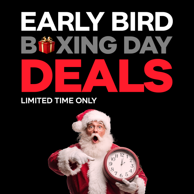100% Home Early Bird Boxing Day Deals