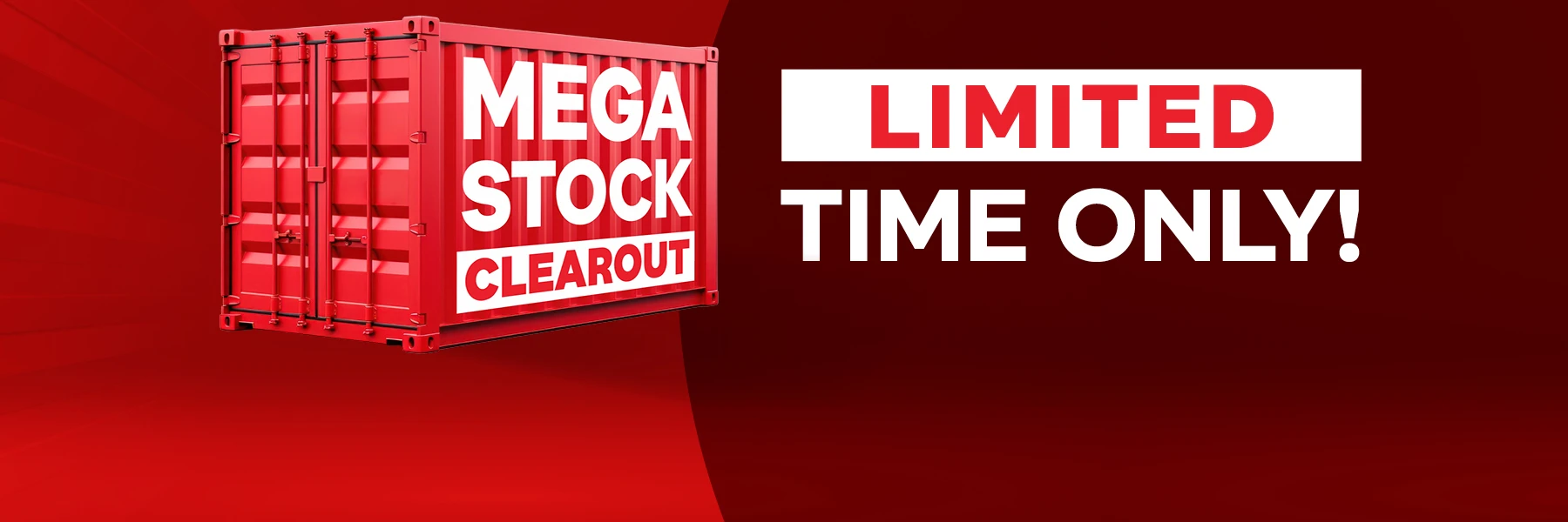 100% Home Long Weekend Mega Stock Clearout