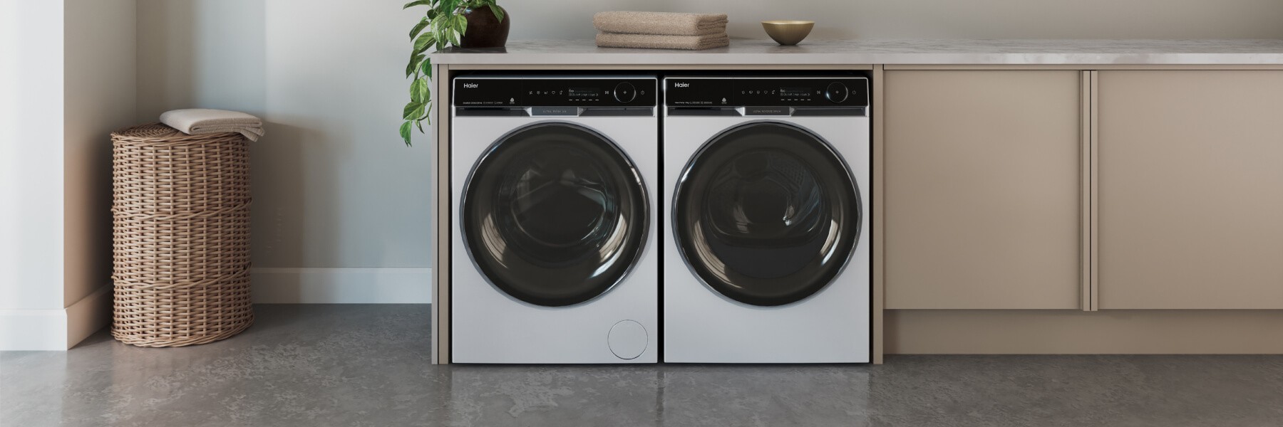 Haier Laundry Paired for Performance