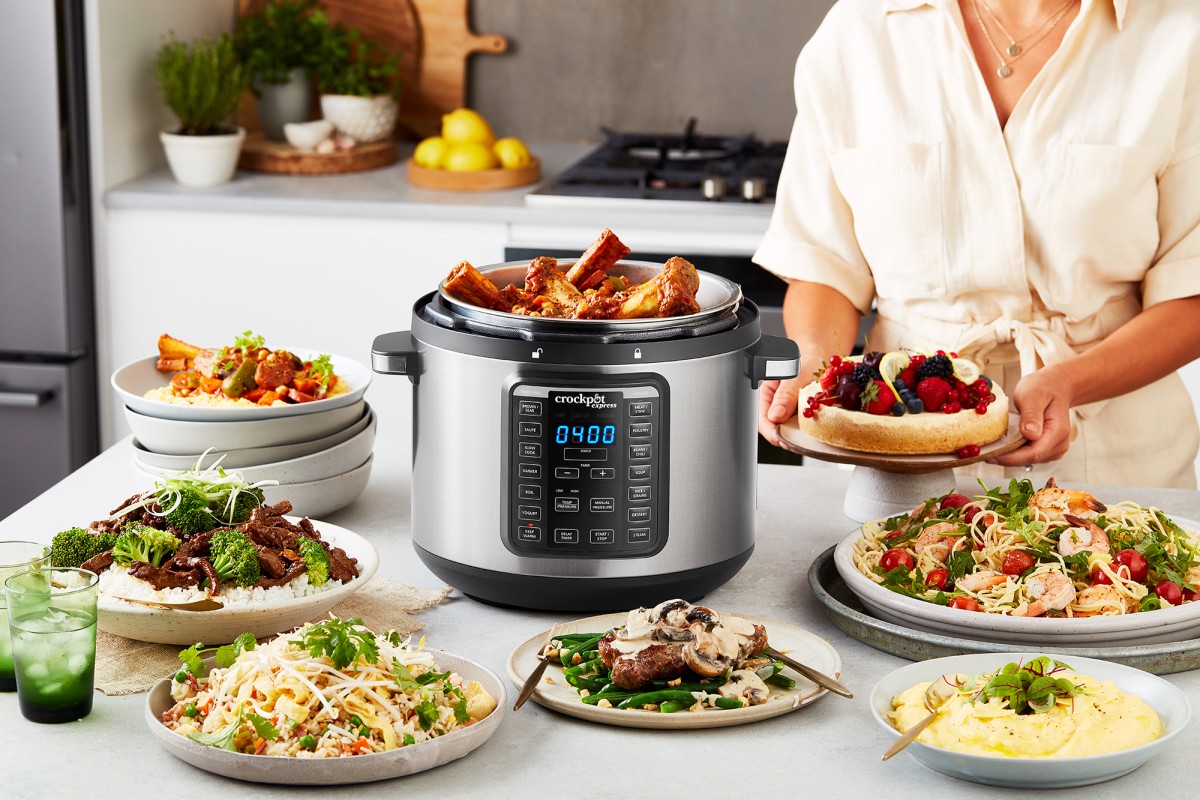 Crock pot Express Easy Release XL Pressure Multicooker Slow Cookers Pressure Cookers 100 Home New Zealand