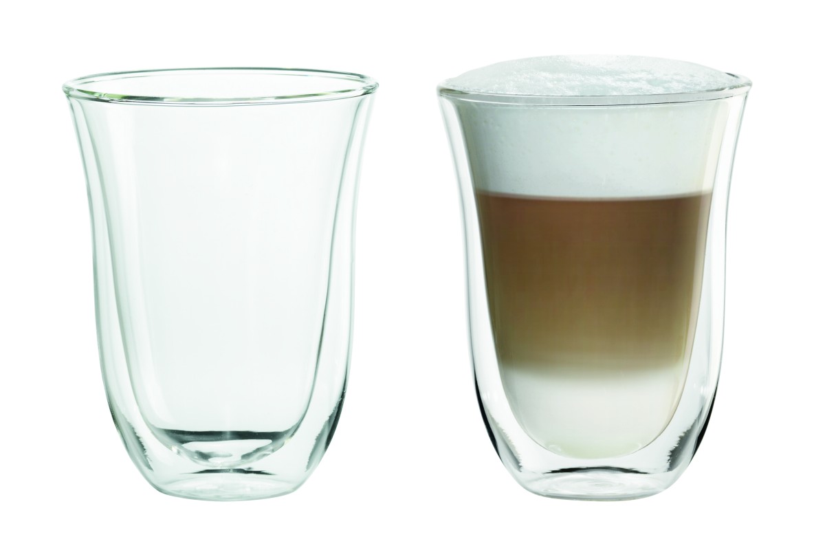 Delonghi Double Wall Latte Glasses Set