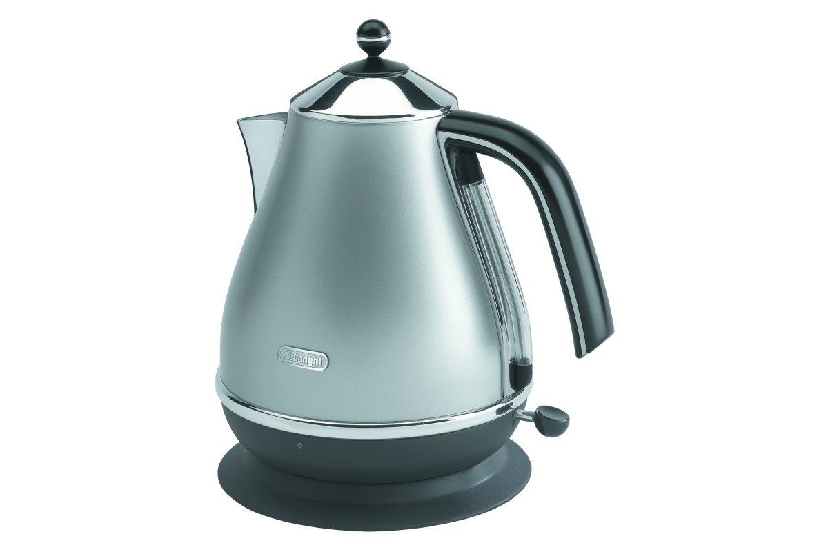 Delonghi silver kettle outlet