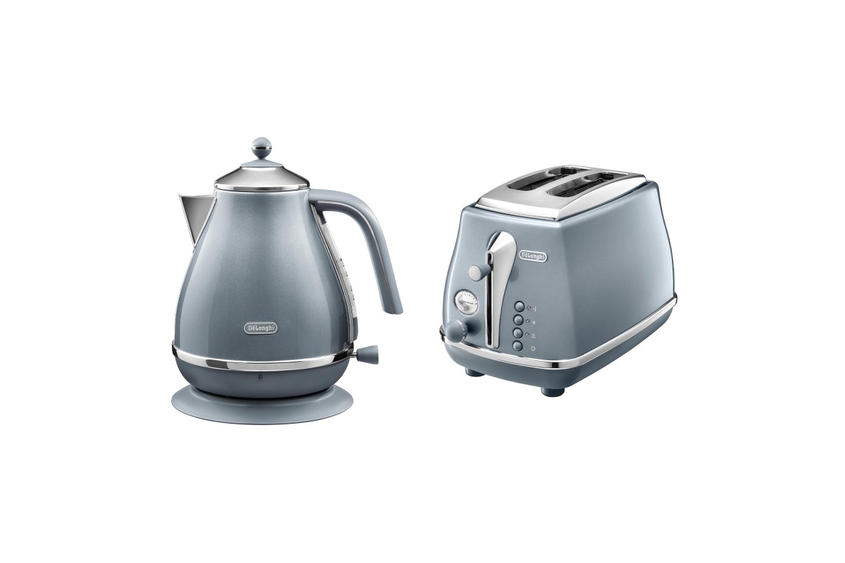 Delonghi Icona Metallics Breakfast Pack Toasters 100% Home New