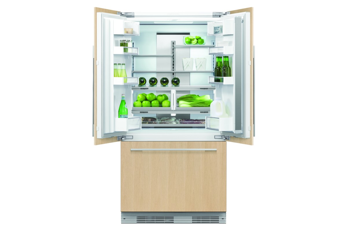 Fisher and paykel french door fridge integrated discount