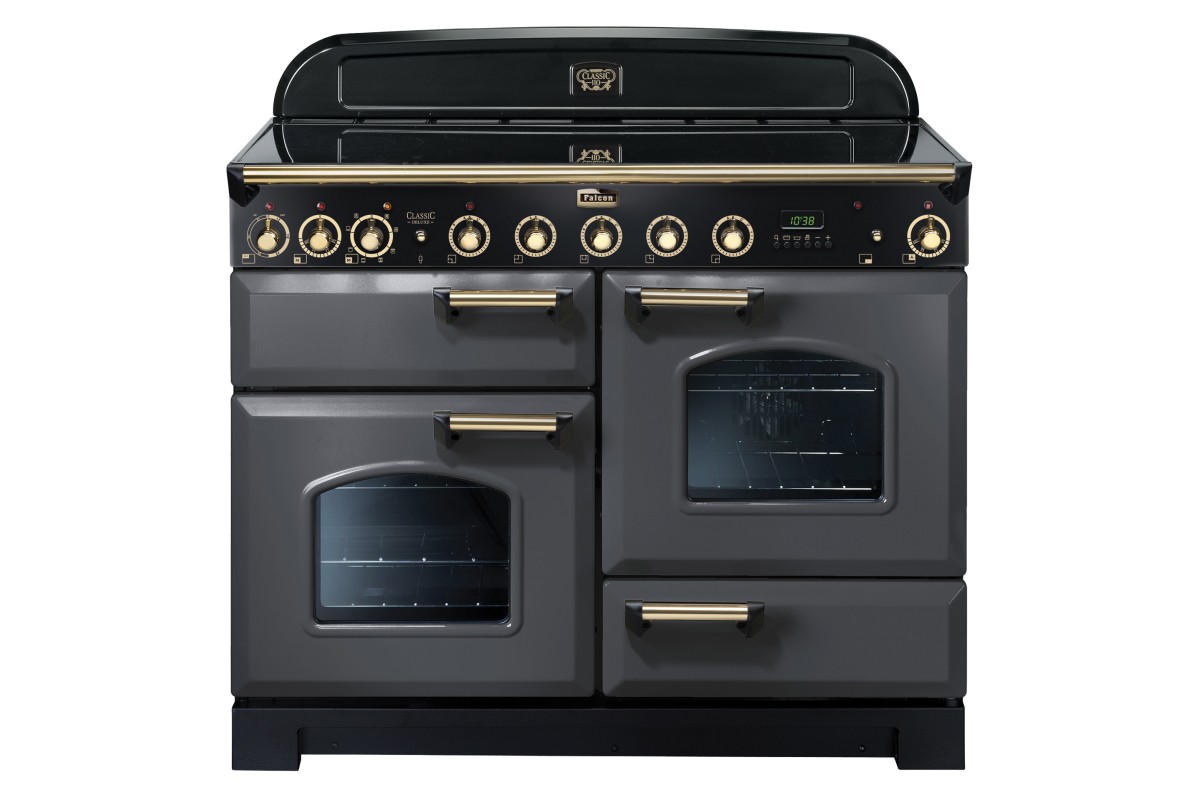 Falcon Classic Deluxe 110cm Induction Range Cooker CDL110EISLB ...