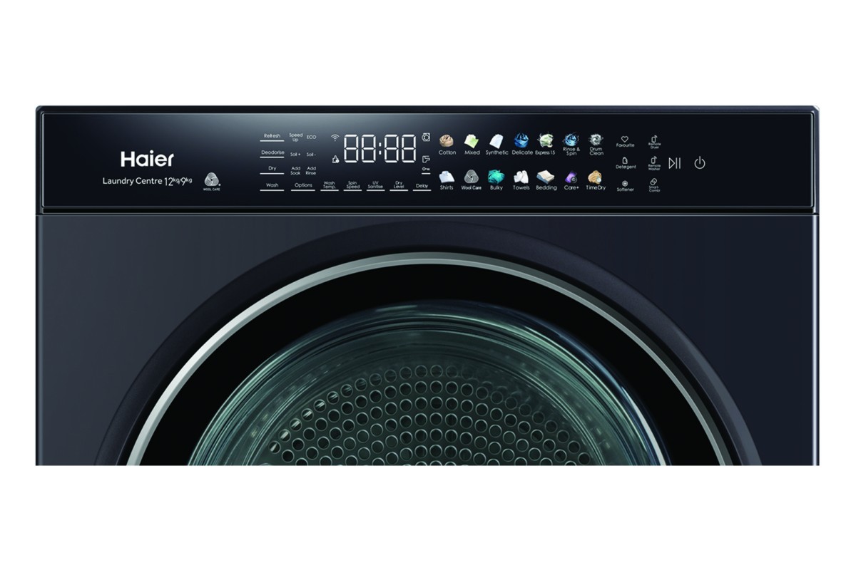 Haier Laundry Centre 12kg Front Load Washing Machine 9kg Heat