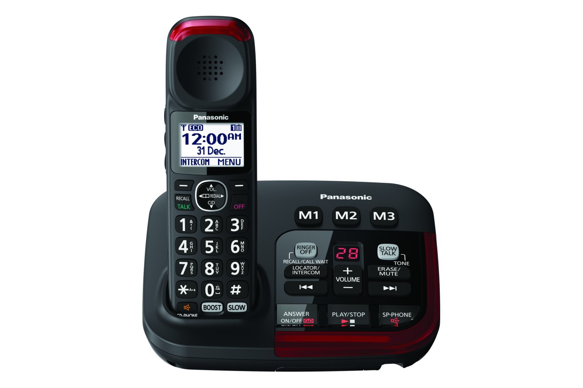 Panasonic Amplified Hearing and Vision Cordless Phone