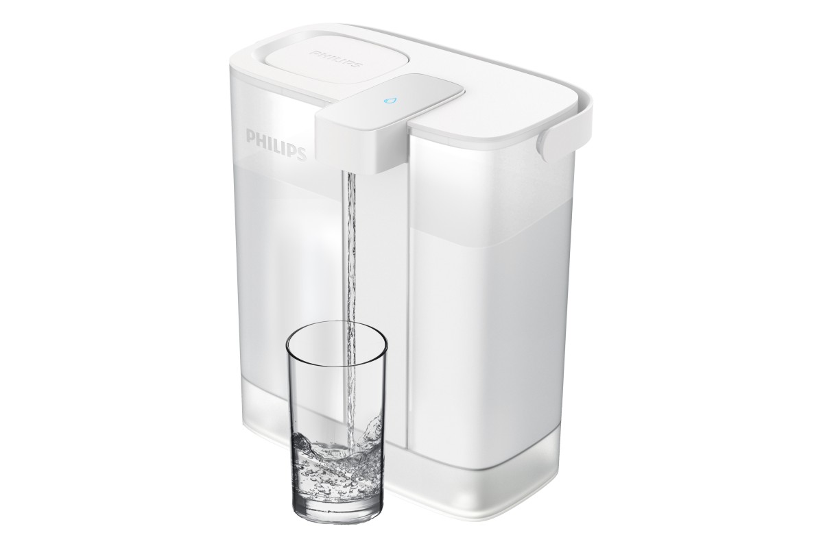 Brocca Acqua Filtrante Filtro Acqua Philips Instant - Caraffa 3 Litri USB-C, Riduzione Cloro E Microplastiche Riduzione Cloro Microplastiche - Foto 9
