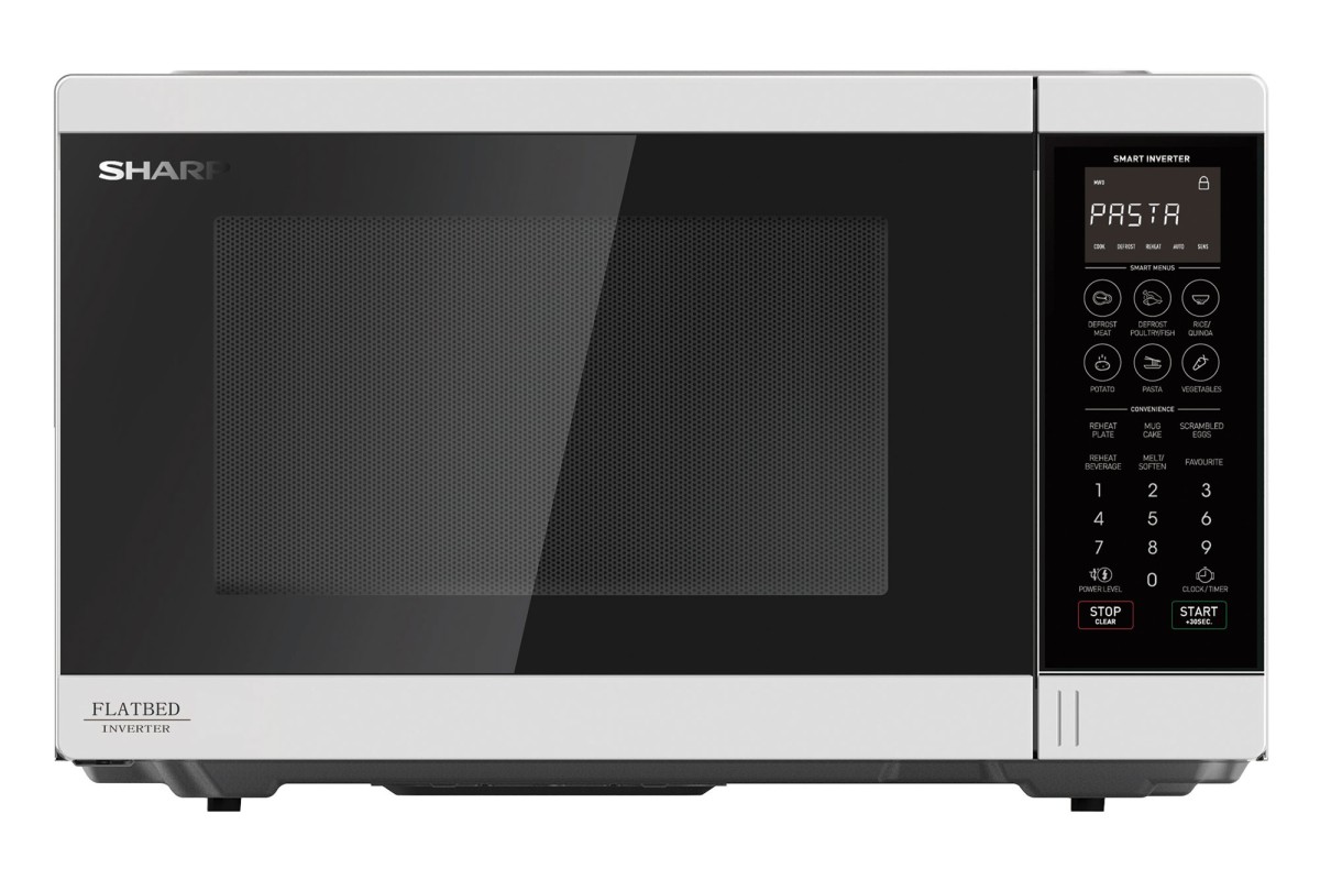 Sharp 32L Inverter Flatbed Microwave Oven SM327FHW | Microwave Ovens ...