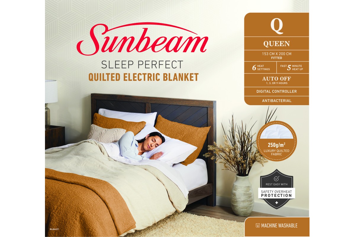Sunbeam electric blanket watts online